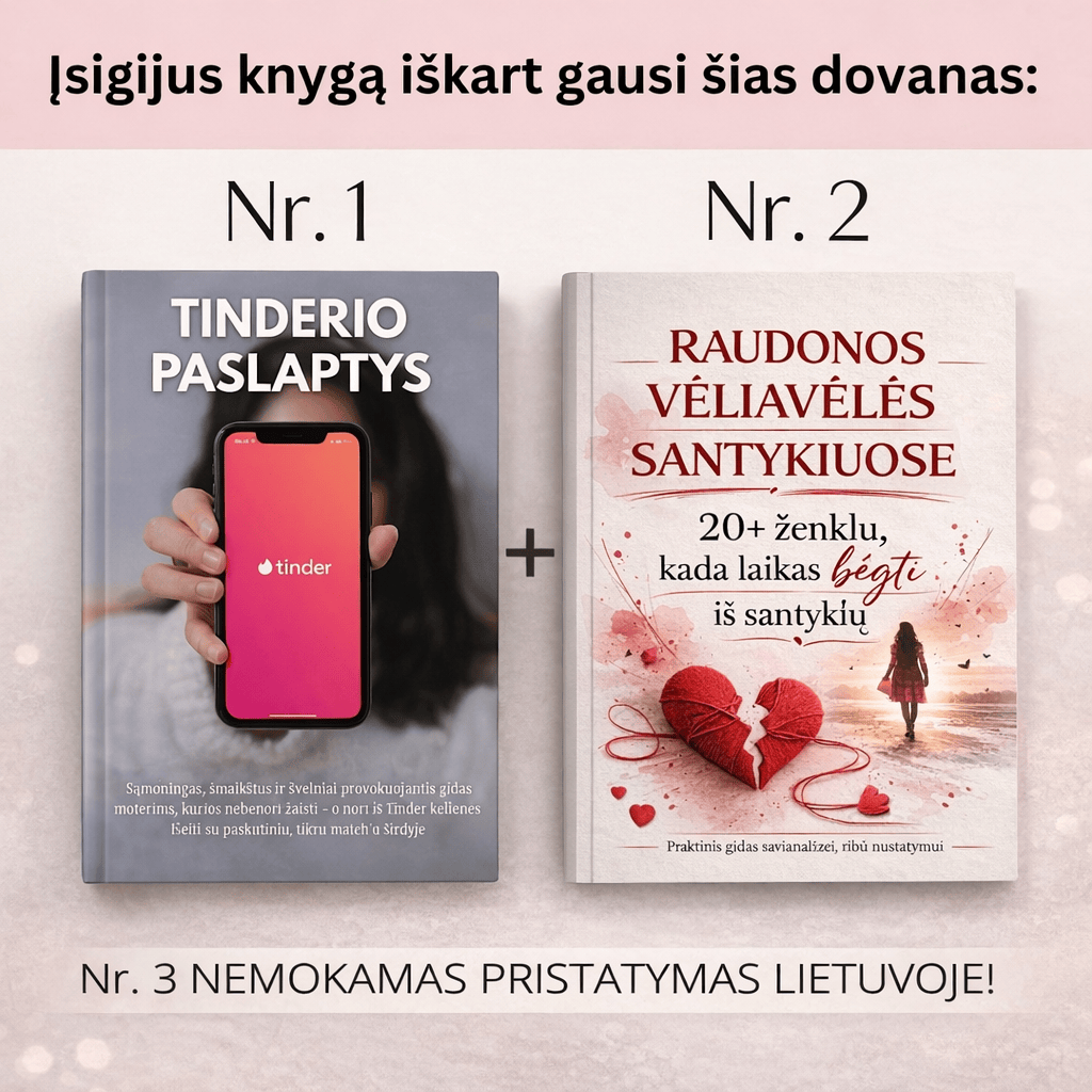 Paskutinė Tinderio žinutė dovanos