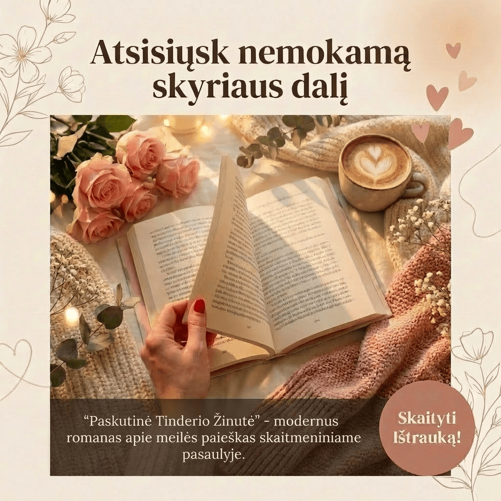 Nemokama skyriaus dalis Paskutinė Tinderio žinutė